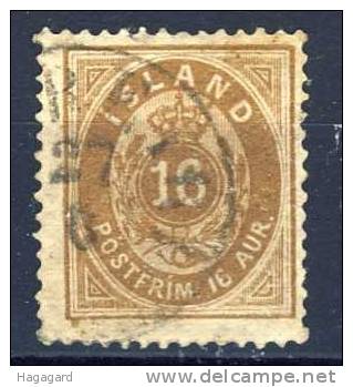 #Iceland 1876. Michel 9A. Used(o) - Oblitérés