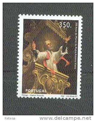 PORTUGAL  SCHILDERIJEN  300 JAAR DOOD ANTONIO VIEIRA  1997 ** - Unused Stamps