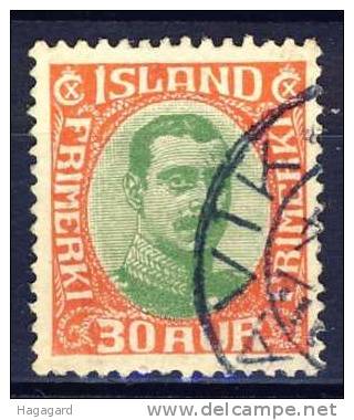 #Iceland 1920.  Michel 93.  Used(o). - Oblitérés