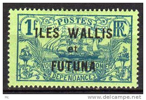 Wallis Et Futuna N° 15 Neuf Avec Charnière * - Unused Stamps