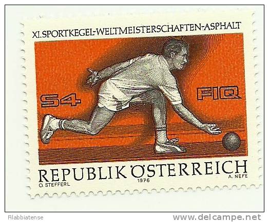 1976 - Austria 1341 Mondiali Di Bocce   ------ - Bocce
