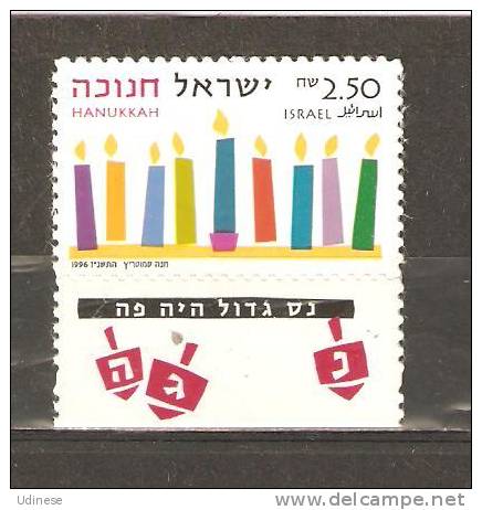 ISRAEL 1996 - HANUKKAH  - JOINT ISSUE WITH USA - MNH MINT NEUF - Unused Stamps (with Tabs)