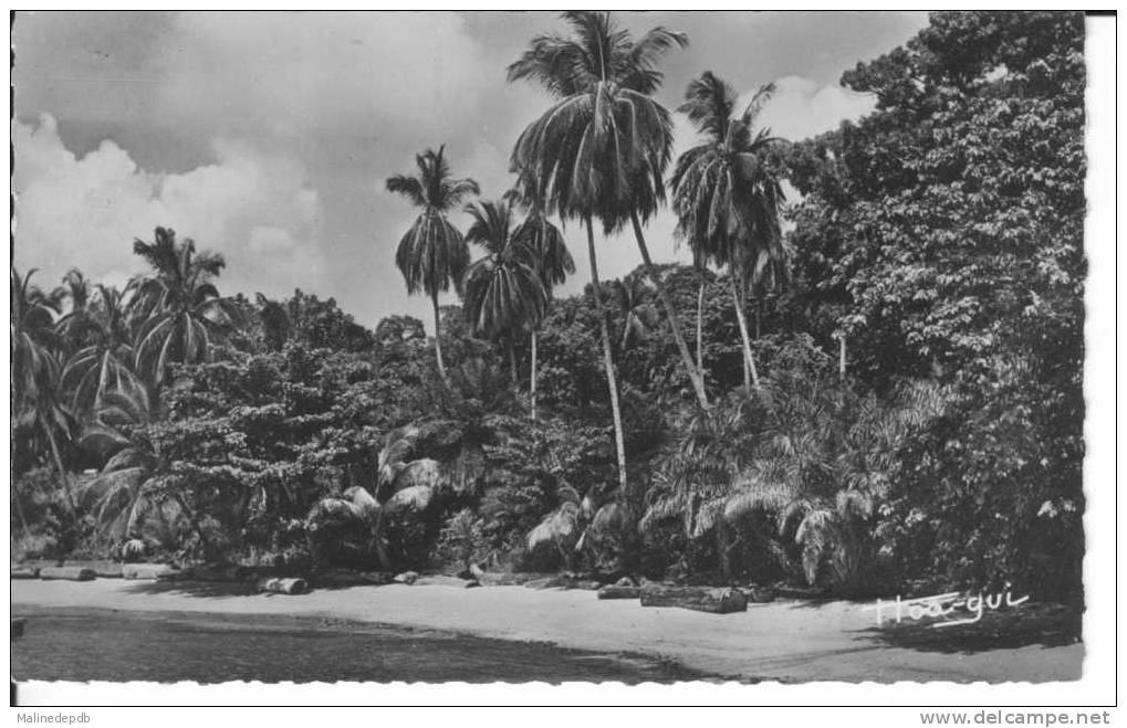 CPA GABON - LIBREVILLE - LA PLAGE DE GLASS - Gabon