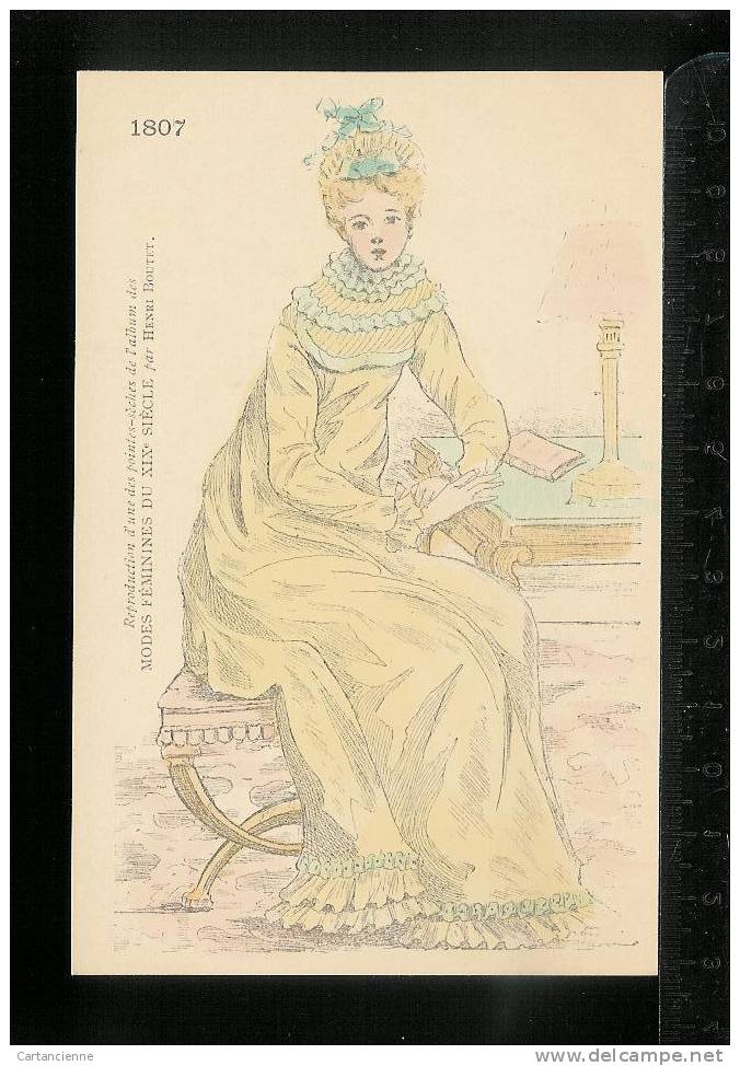 ILLUSTRATEUR H. BOUTET -  MODES FEMININES DU XIXe SIECLE - Pointe Séche - Boutet