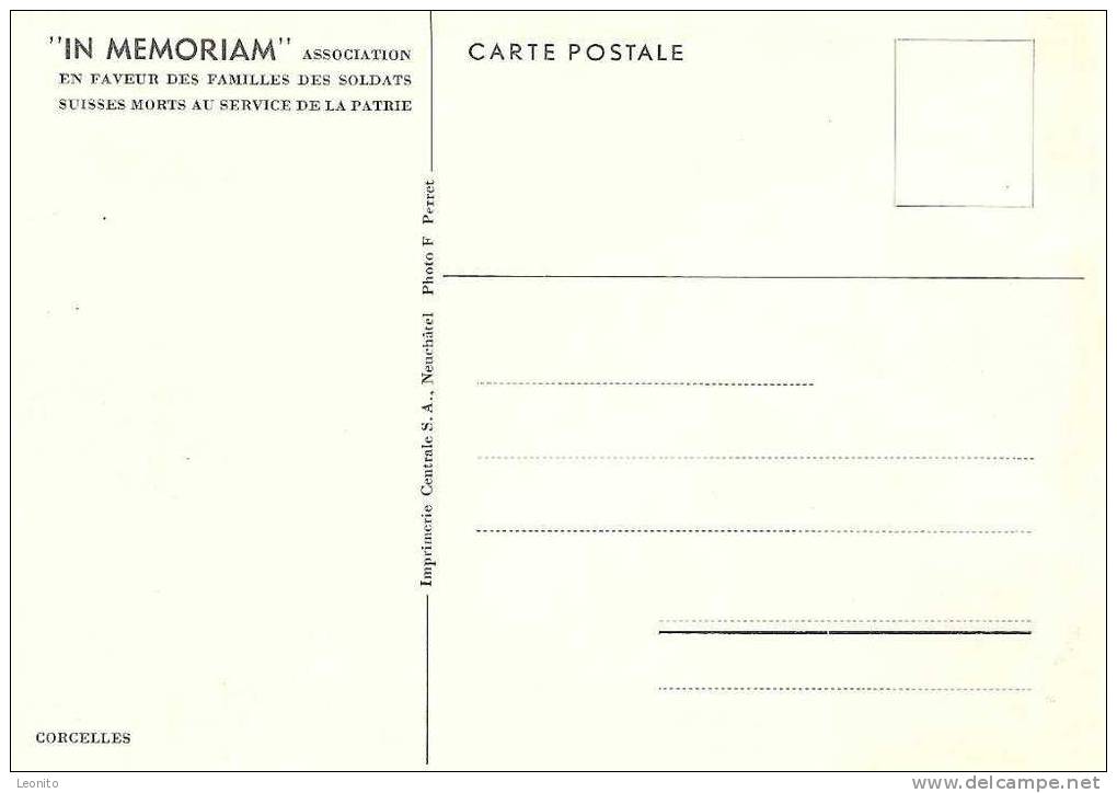 Corcelles In Memoriam Familles Des Soldats Suisses Morts Au Service De La Patrie - Corcelles