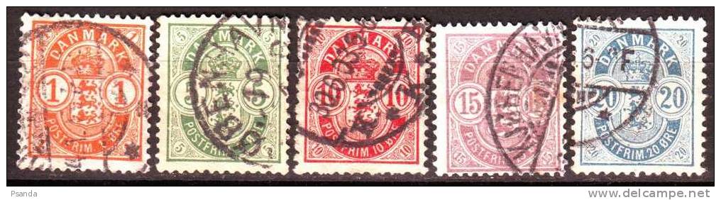 1884-1902  Denmark   Lot - Usati