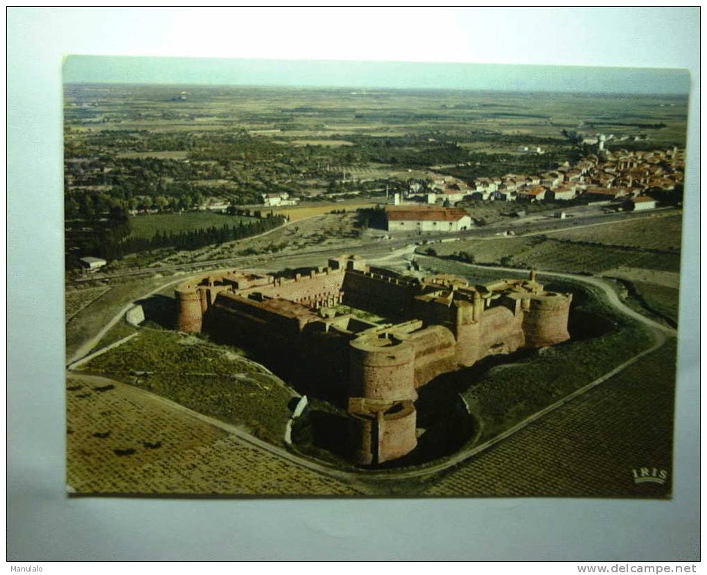D 66 - Le Château Fort De Salses - Vu Du Ciel - Salses