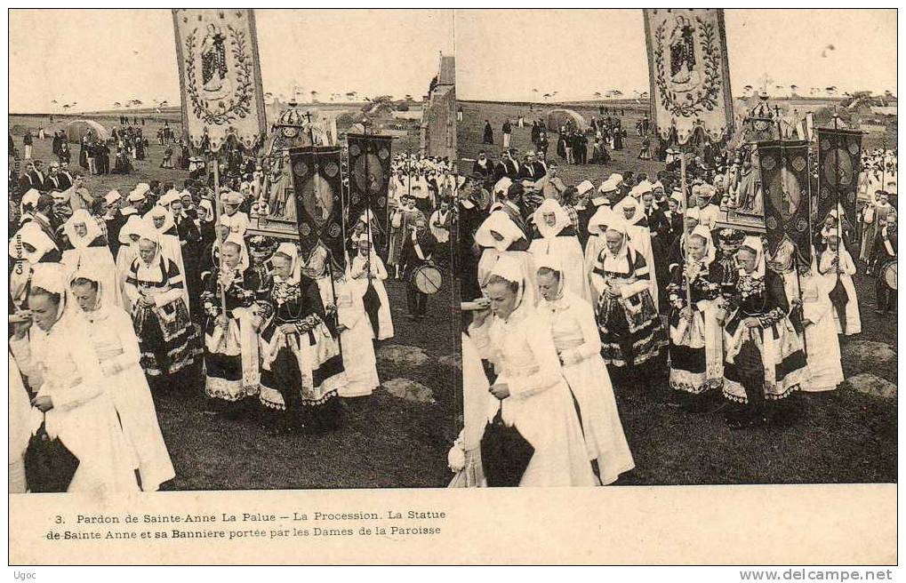 CPA - 29 - N°3 - Pardon De SAINTE-ANNE-LA-PALUE - La Procession - 053 - Other & Unclassified