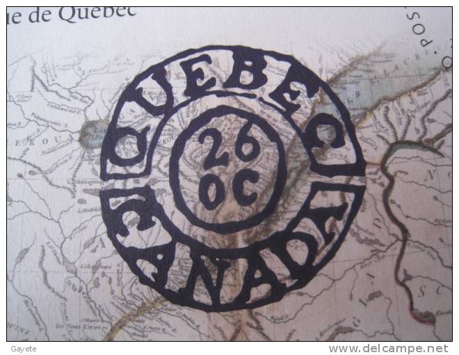 CANADA. Société Philatélique Du QUEBEC. DILIGENCE. CHEVAUX. CARTE DU QUEBEC. - HerdenkingsOmslagen