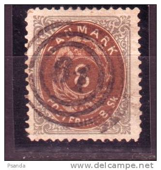 1870  Denmark  19  I  A - Oblitérés