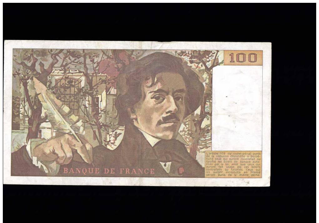 100 Francs Delacroix      1985    Lettre R.100 - 100 F 1978-1995 ''Delacroix''