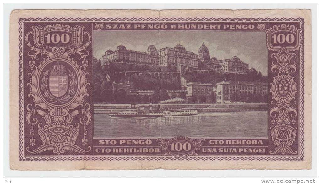 Hungary 100 Pengo 1945  P 111 - Hongrie