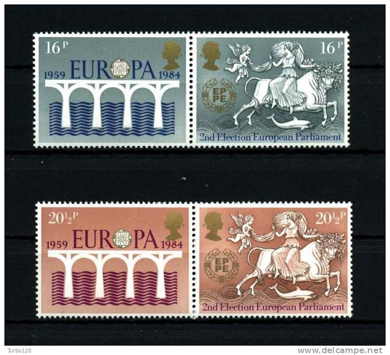 Gd BRETAGNE 1984 N° 1126/1129 ** Neufs = MNH Superbes  Cote 7 €  EUROPA Conférence Européenne Postes Télécommunications - Unused Stamps