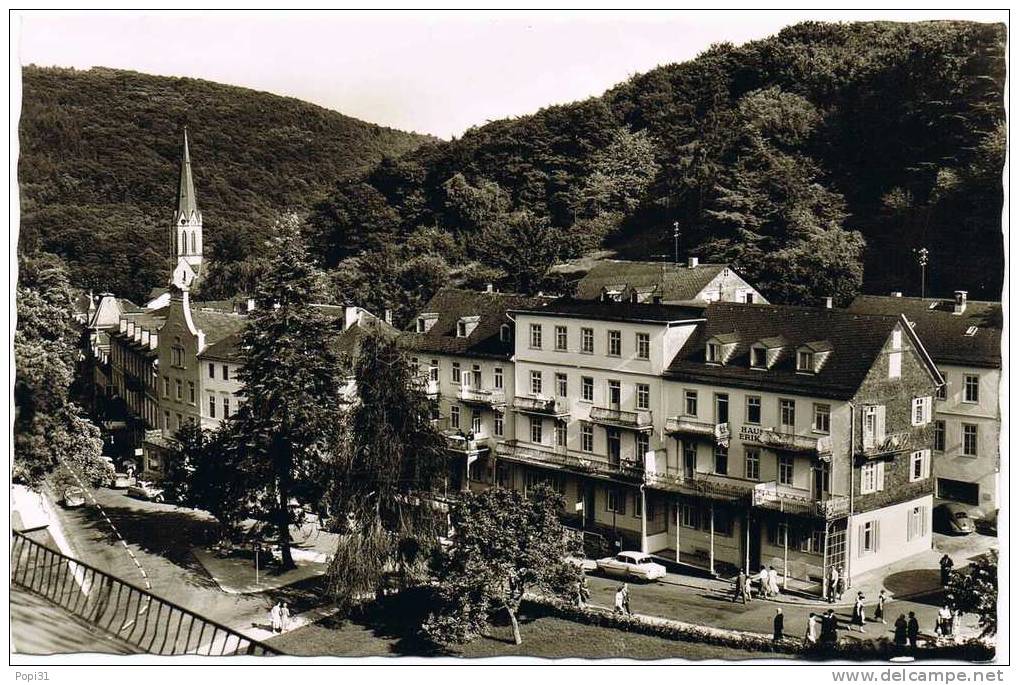 Taunus + Schlangenbad Kurviertel + Mit Autos : Opel Rekord , VW-Käfer - Schlangenbad