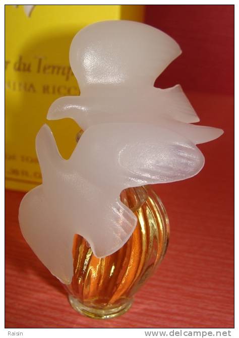 Nina Ricci L'Air Du Remps Réplique  Flacon  Miniature  Lalique" Plein " Avec  Boîte 6ml  Colombes TBE - Miniaturen Damendüfte (mit Verpackung)