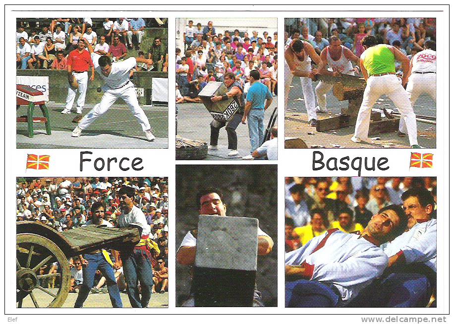 Force Basque , Jeux: Transport De Pierres, ,Levage D´une Charrette,Sciage De Bois,Lutte à La Corde; TTB - Regional Games