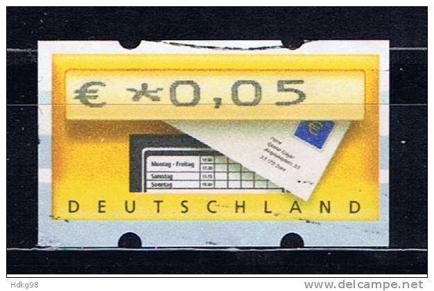 D Deutschland 2002 Mi 5 Automatenmarke 0,05 € - Machine Labels [ATM]