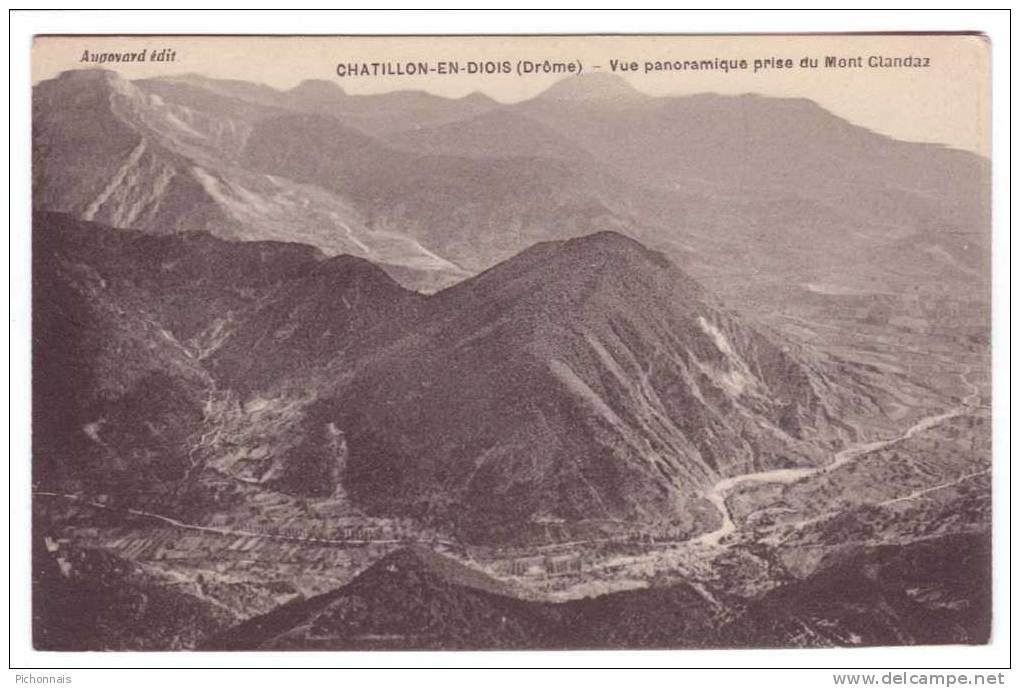 26  CHATILLON EN DIOIS  Vue Panoramique Prise Du Mont Glandaz - Châtillon-en-Diois