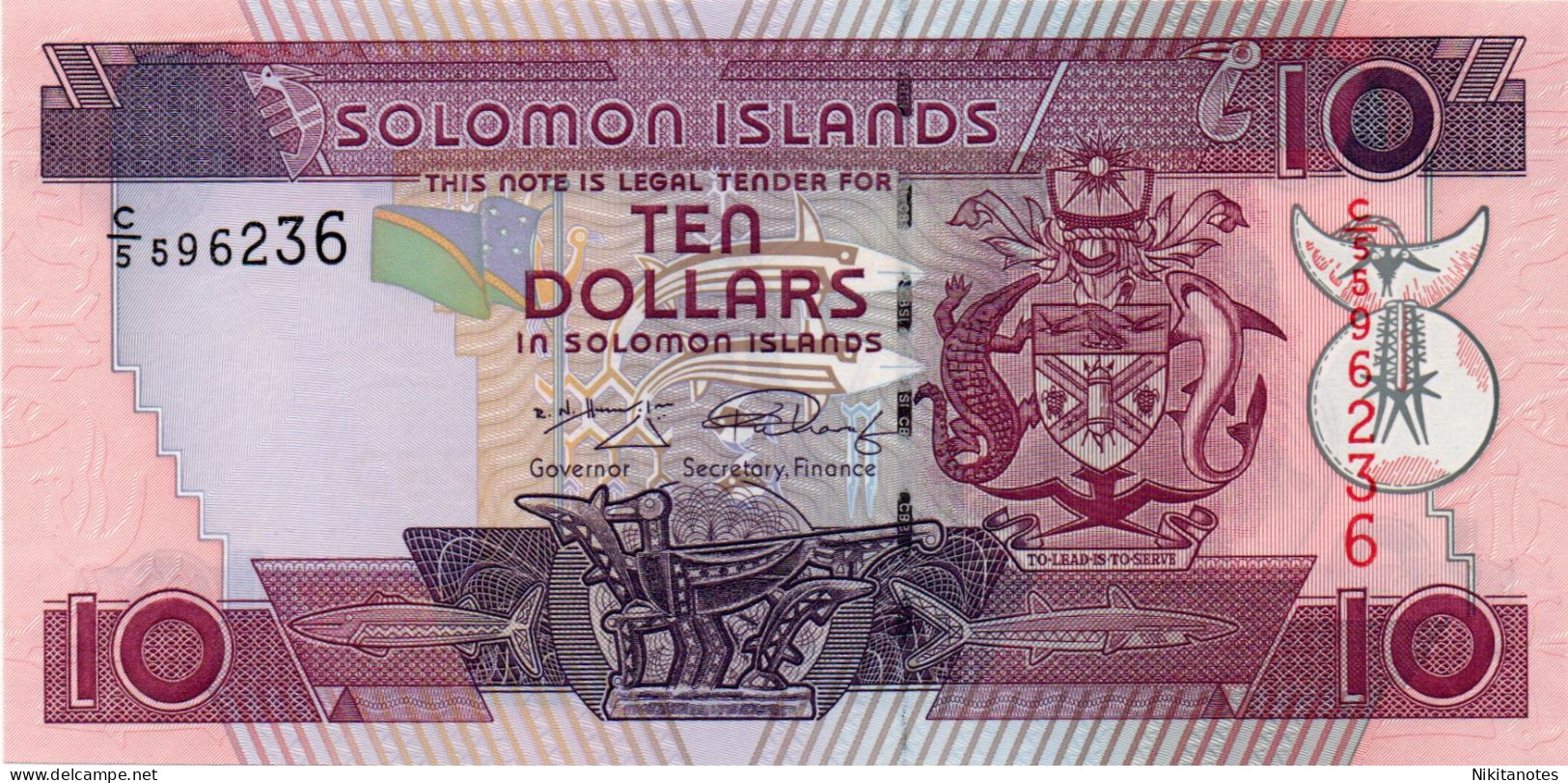 SOLOMON ISLANDS 10 Dollars 2011 UNC P 27 B See Scan - Salomons