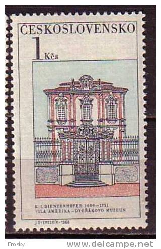 L3452 - TCHECOSLOVAQUIE Yv N°1649 ** ARCHITECTURE - Unused Stamps
