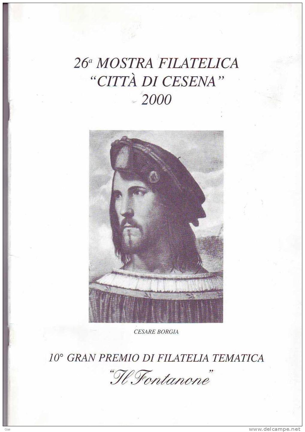 MOSTRA FILATELICA "CITTA' DI CESENA" Anno 2000 - Altri & Non Classificati