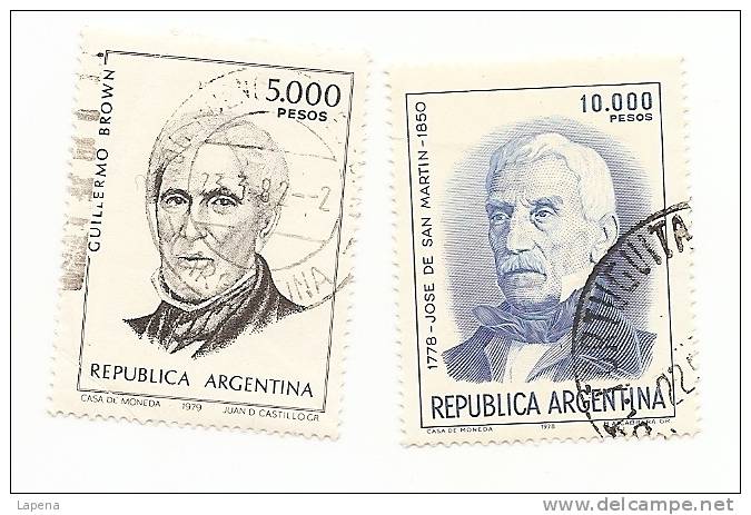 Argentina Lote 2 Sellos Used - Usados