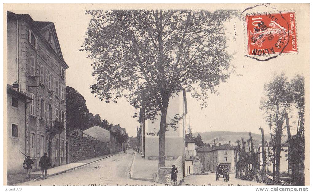 69 / AMPLEPUIS / LA GENDARMERIE / RUE DE THIZY ET RUE DE L INDUSTRIE / TRES JOLIE CARTE - Amplepuis