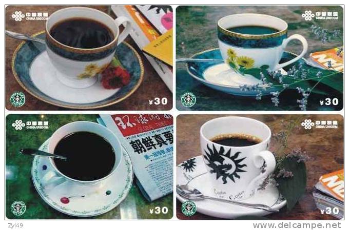 B04039 China Phone Cards Starbucks Coffee 21pcs - Alimentación