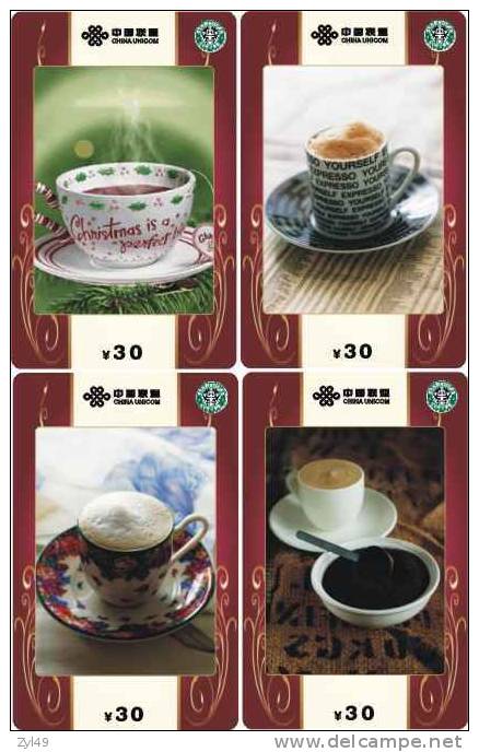 B04039 China Phone Cards Starbucks Coffee 21pcs - Alimentación