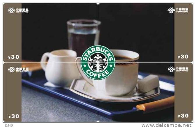 B04040 China Phone Cards Starbucks Coffee Puzzle 20pcs - Alimentation