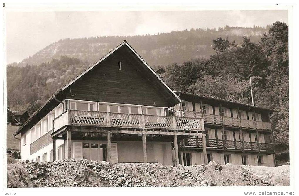 Blaukreuzheim Weggis Fotokarte Wagner Photo Blau Weggis Ca. 1945 - Weggis