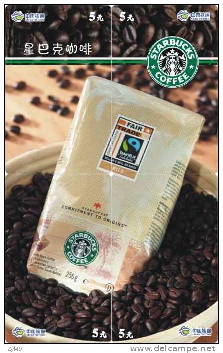 B04042 China Phone Cards Starbucks Coffee Puzzle 32pcs - Alimentación