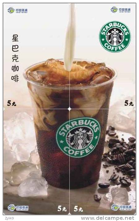 B04042 China phone cards Starbucks coffee puzzle 32pcs