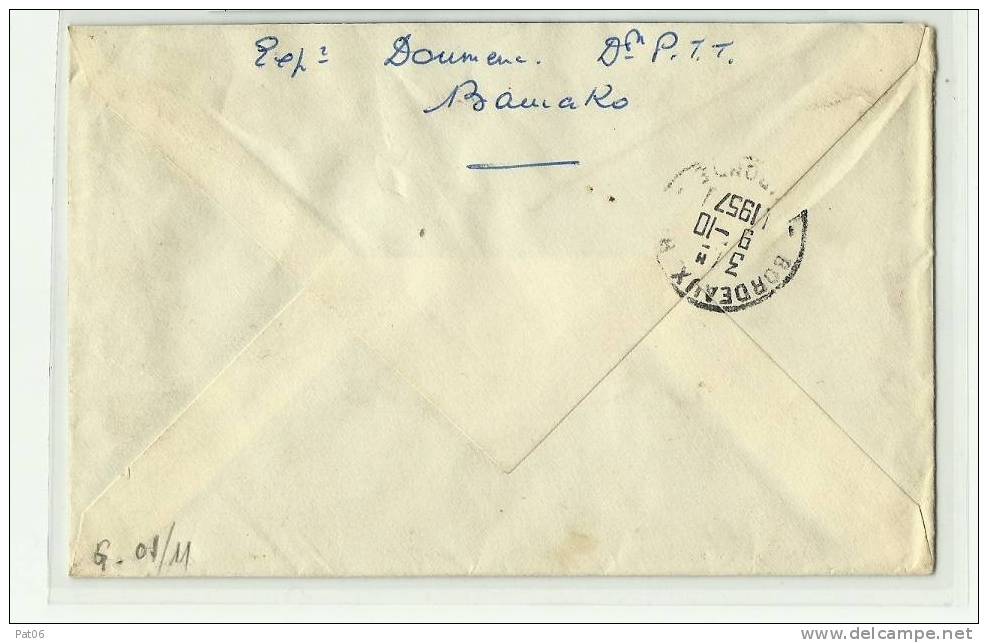 SOUDAN Fçais    BAMAKO   . T.04 5.10.1957 - Other & Unclassified