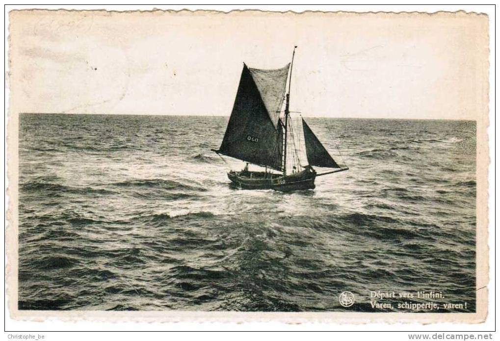 Oude Postkaart De Panne La Panne, Varen Schippertje Varen (pk1967) - De Panne