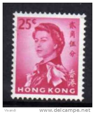 Hong Kong - 1967 - 25 Cents Definitive (Sideways Watermark) - MH - Ungebraucht