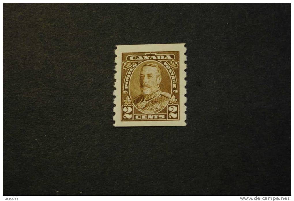 Canada 229 Coil  King George V VF Hinged 1935  A04s - Unused Stamps