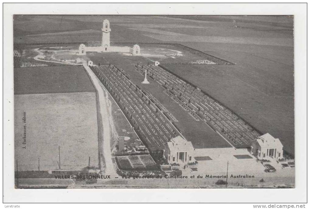 Villers-Bretonneux. - Vue Générale Du Cimetière Et Du Mémorial Australien - Villers Bretonneux