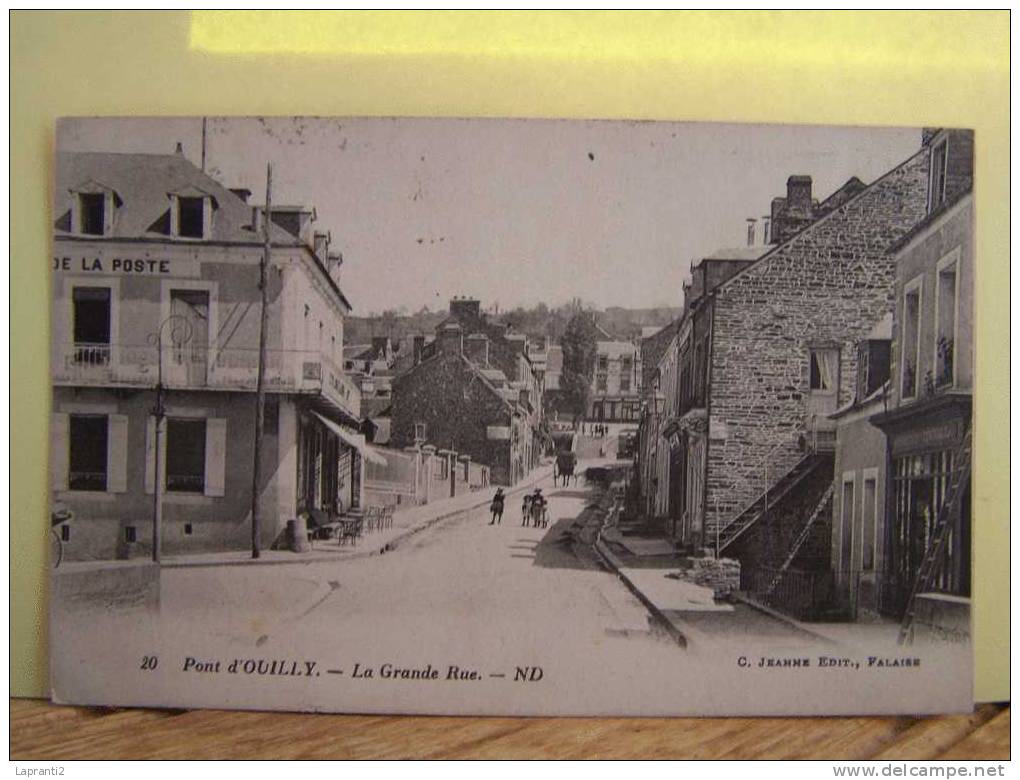 PONT D´OUILLY (CALVADOS) LA GRANDE RUE. - Pont D'Ouilly