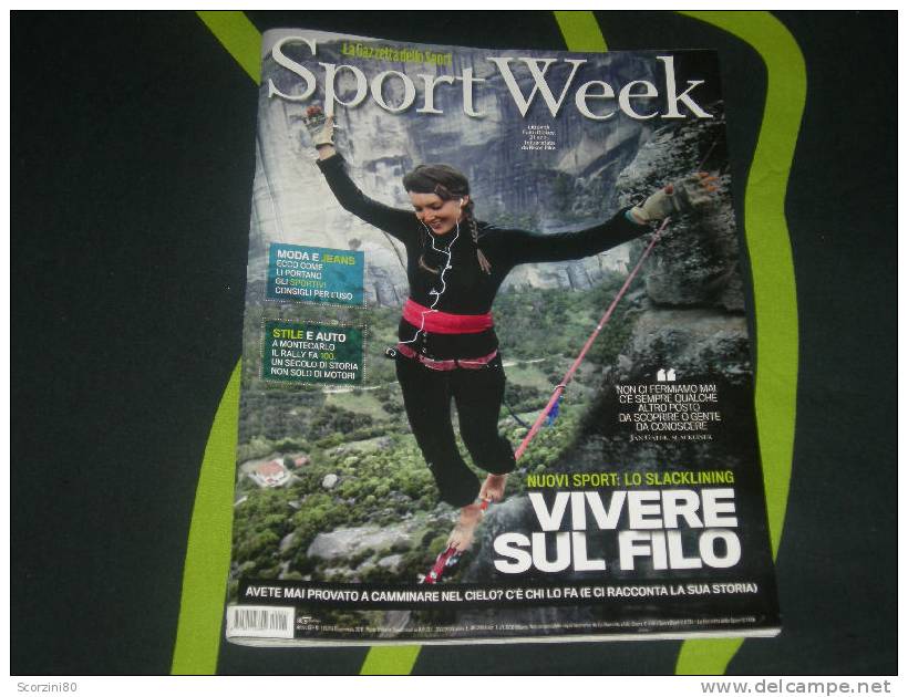 Sport Week N° 525 (n° 1-2011) FAITH DICKEY Slacklining - Sports