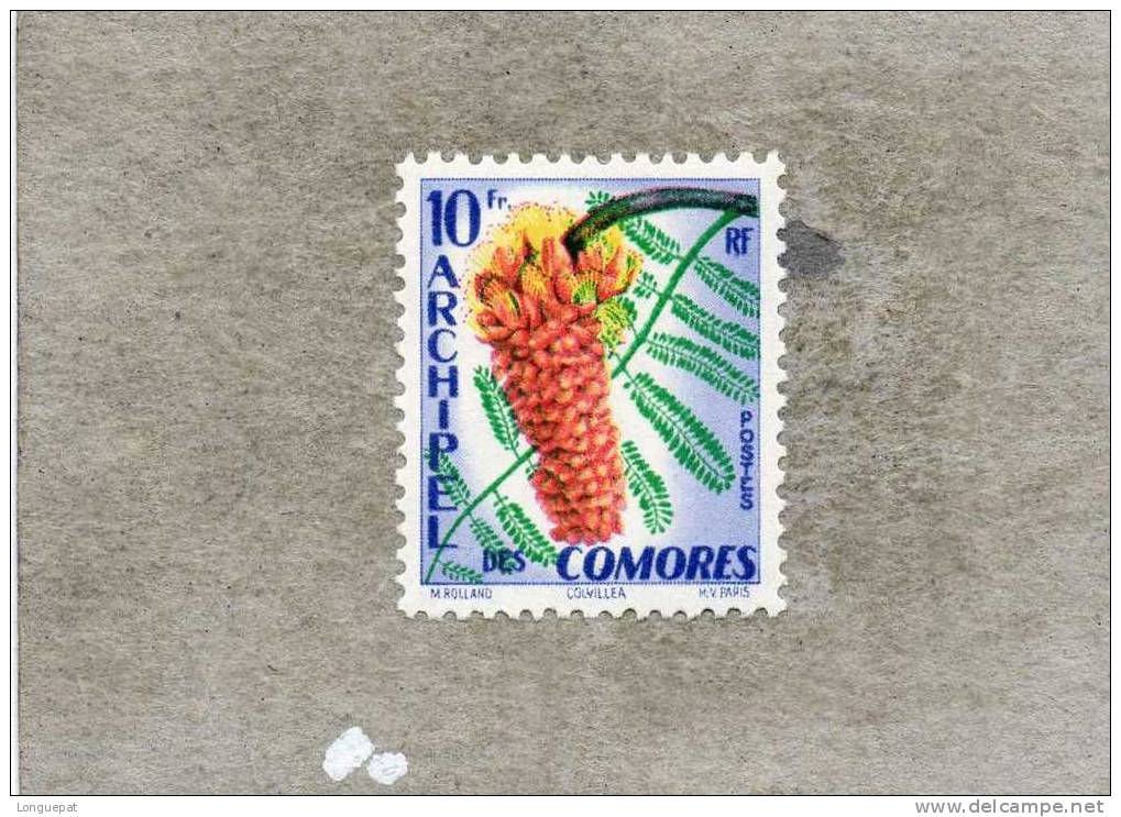 COMORES : Flore : Colvillea (Gloire De Colville Ou "flamboyant D´avril")- Arbre Décoratif - Ungebraucht