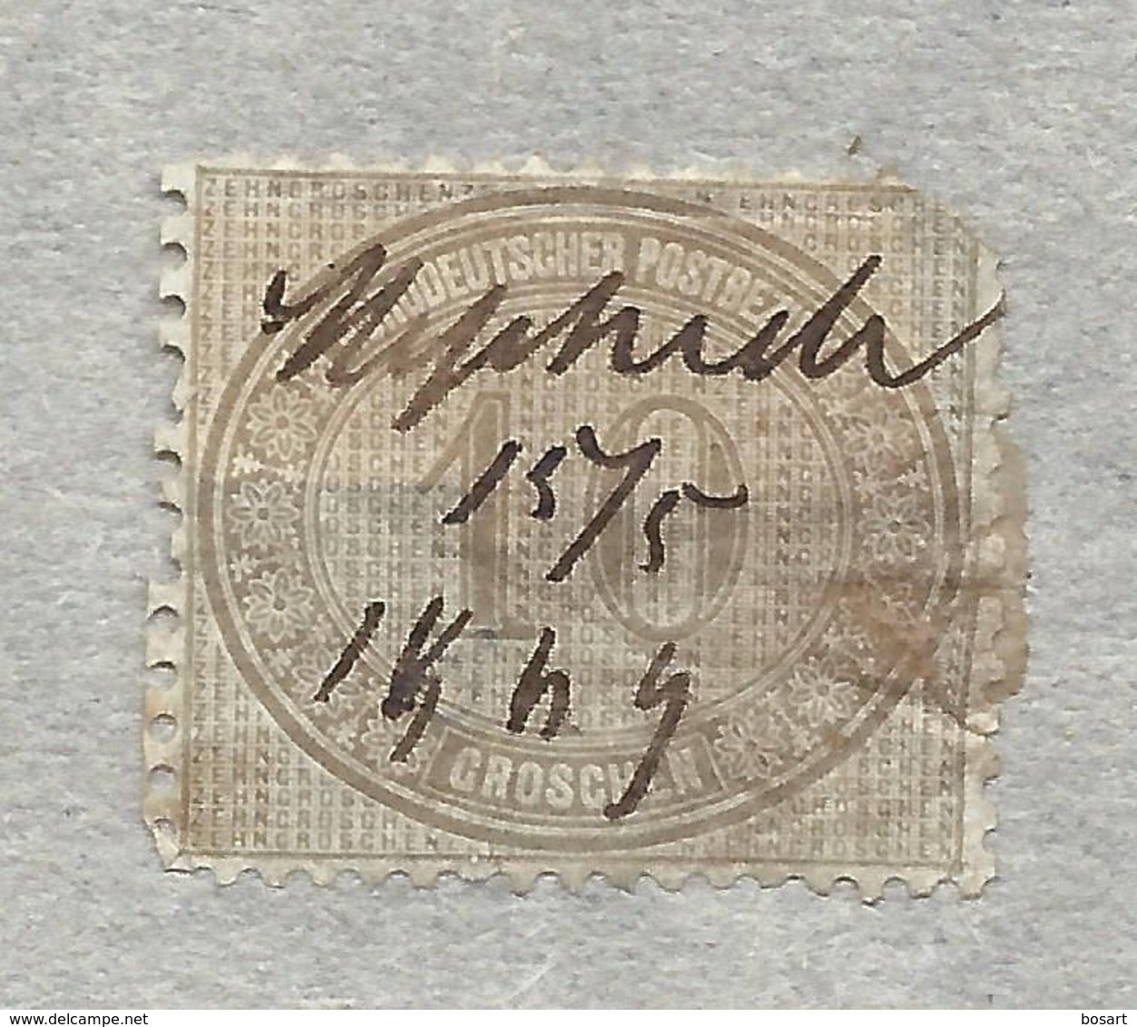 Timbre Allemagne Du Nord Conf . N°23.1869 C.750&euro; - Usados