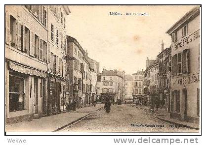 Fs469/ Ëpinal, Rue Boudion Mit Café - Lorraine