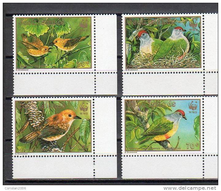 Cook Islands / Birds / WWF - Unused Stamps