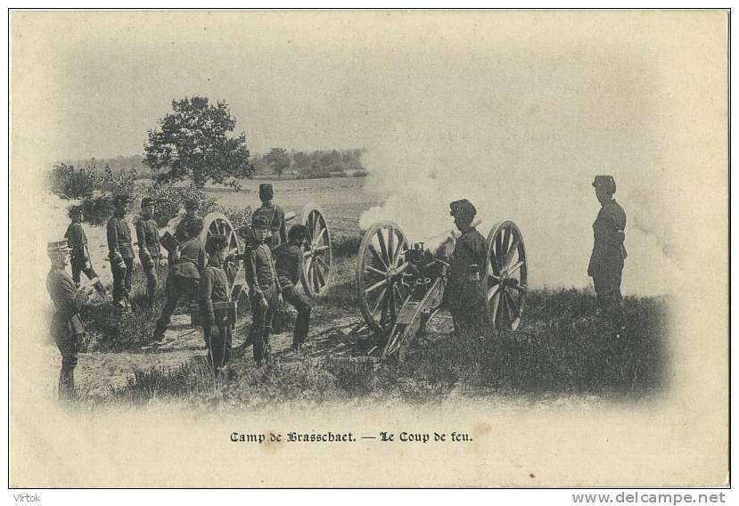 Brasschaat : Camp : Le Coup De Feu  ( Canon  - Militaria - Guerre ) - Brasschaat