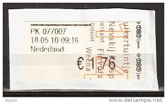 Nederland Frankeerstrook 1,76 - Niet Afgestempeld - Sonstige & Ohne Zuordnung