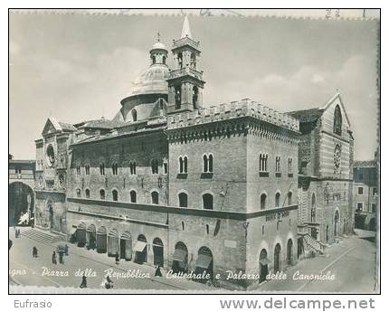 FOLIGNO - Piazza Della Repubblica Cattedrale E Palazzo Canoniche VG57 - Foligno