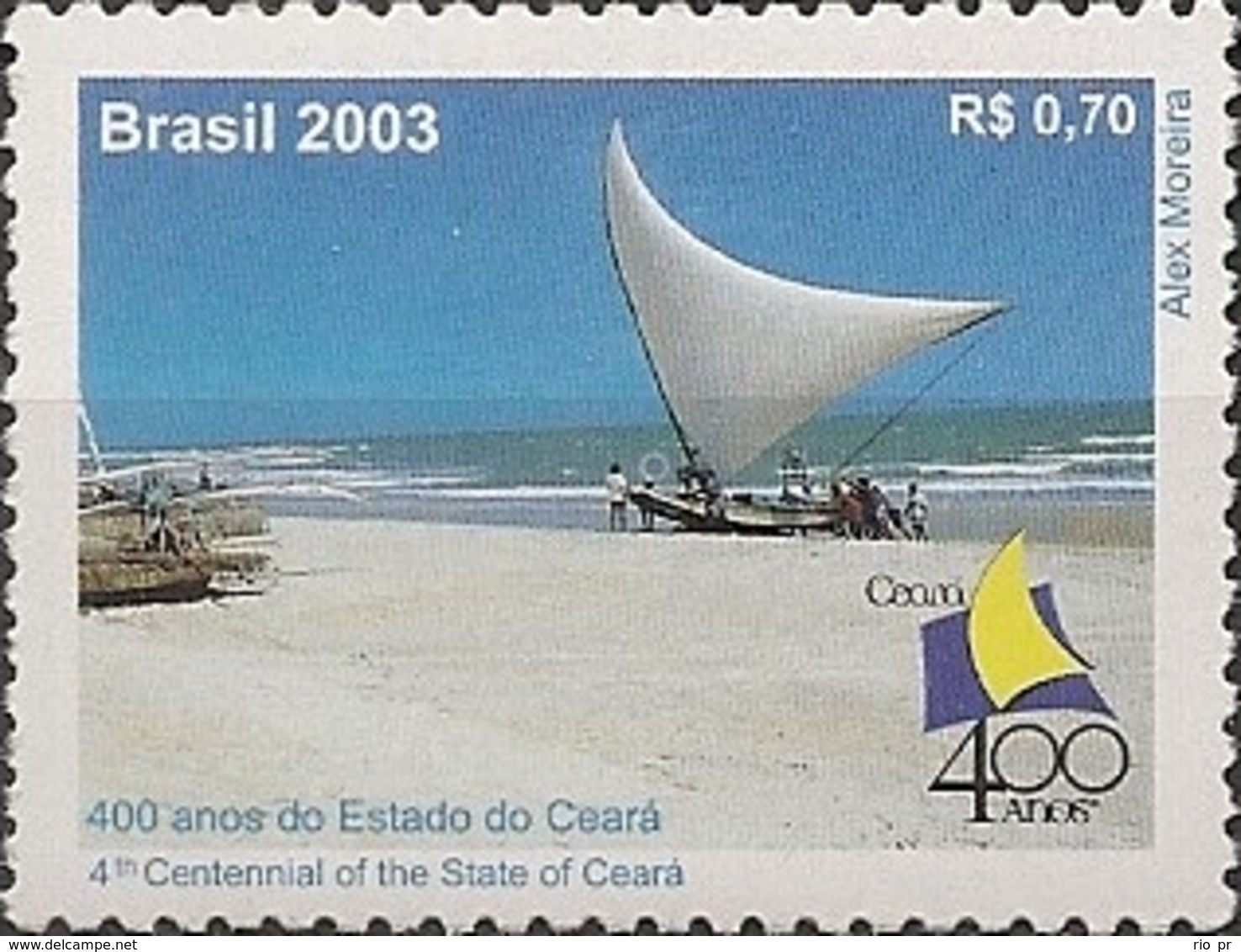 BRAZIL - CEARÁ STATE, 400th ANNIVERSARY 2003 - MNH - Unused Stamps