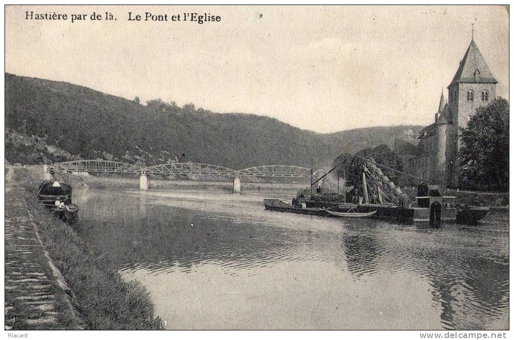 12189   Belgio  Hastiere Par De La,  Le Pont Et L"Eglise  NV - Hastière