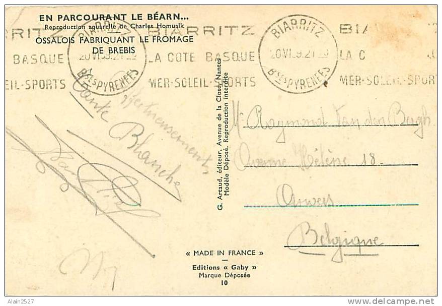 CPM - En Parcourant Le BEARN - Ossalois Fabriquant Le Fromage De Brebis (G. Artaud, édit., N° 10) - Bearn